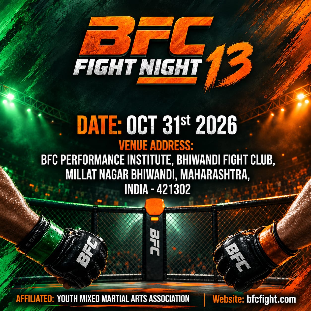 BFC Fight Night 13 official poster